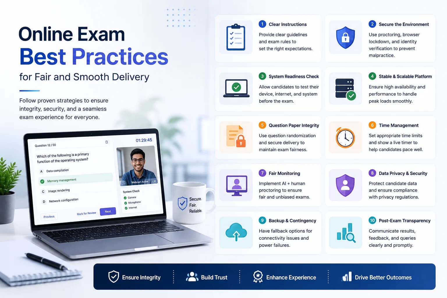 Online Exam Best Practices for Fair and Smooth Delivery